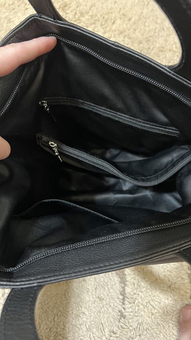 Сумка шопер натуральная кожа