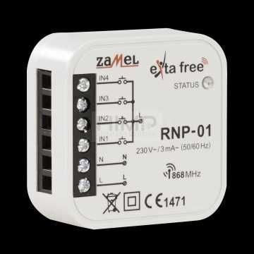 EXTA FREE radiowy nadajnik dopuszkowy 4-kanałowy ZAMEL RNP-01