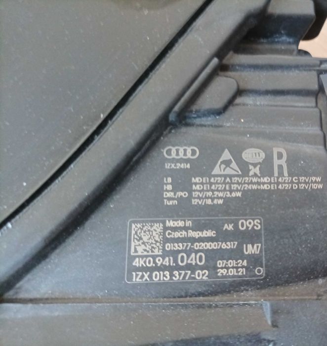 Фара audi a6 c8 MATRIX AUDI A6C8  ауді а6 с8