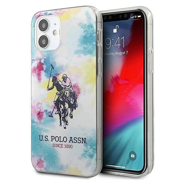 Etui U.S. Polo Assn. Tie & Dye Collection na iPhone 12 mini - wielokol