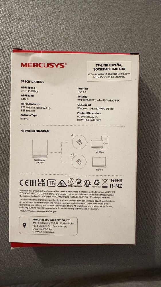Mercury NW15OUS nano USB