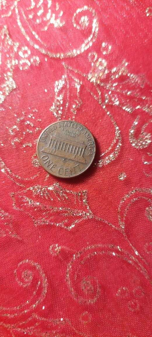 1 cent z roku 1967 "In God We Trust"