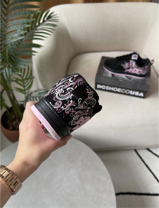 Жіночі Кросівки DC Court Graffik Black Pink 36-40