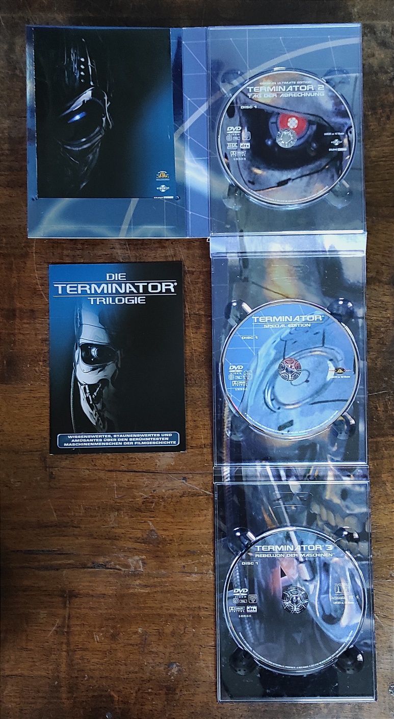 Terminator BOX 1,2,3 DVD 6 płyt zestaw kolekcjonerski