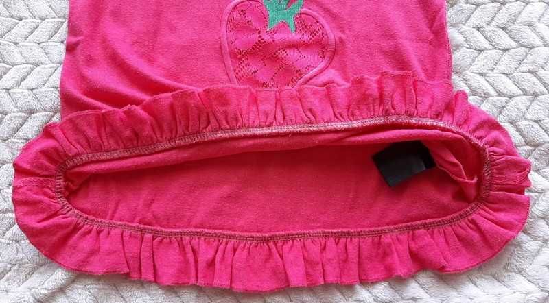 "Słodka" różowa bluzeczka na ramionkach Lee r.116/122