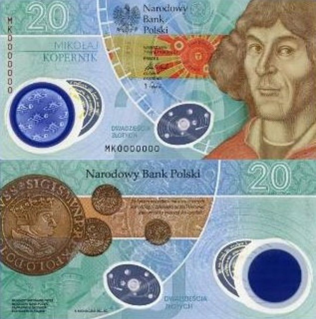 20 zł Mikołaj Kopernik - Banknot