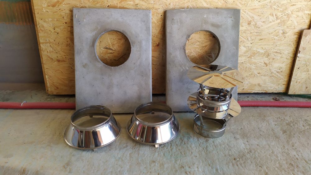 Daszek betonowy czapa Rauch fi 200