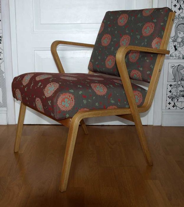 Fotel VEB Hellerau Selmanagić bauhaus design