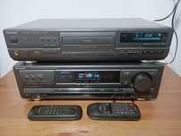 Technics amplituner SA-EX120, CD player SL-PG590, piloty