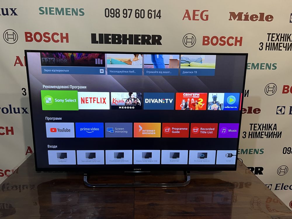 Телевізор Sony KD-49X8305C з Німеччини