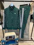 Dresy adidas Monogram męskie zielone