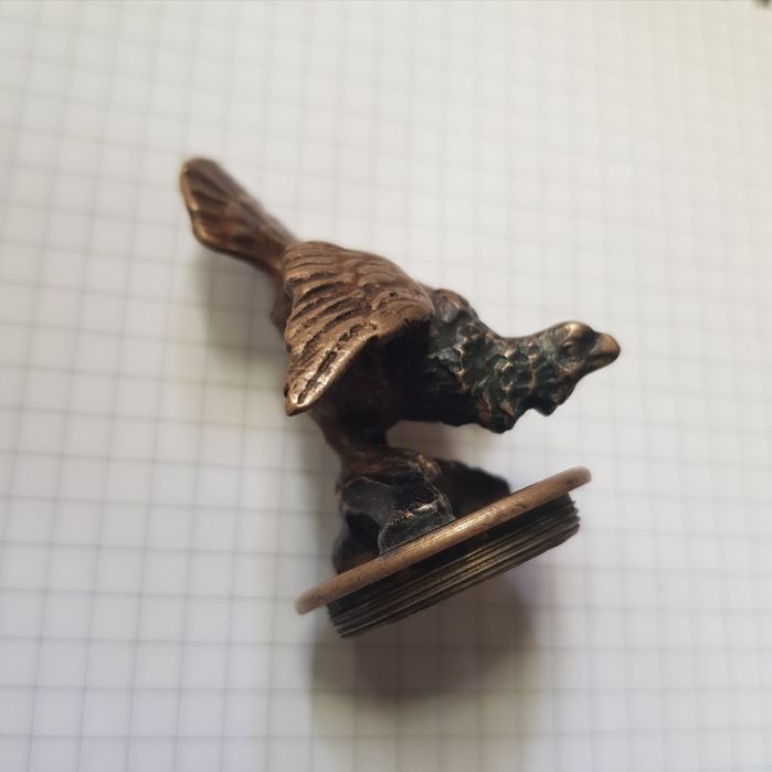 Бронзовое Навершие "Глухарь", Австрийская Империя. Винтаж