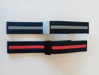 Bracelete Silicone 20mm Rally Fecho Magnético Seiko Citizen Tissot Iwc