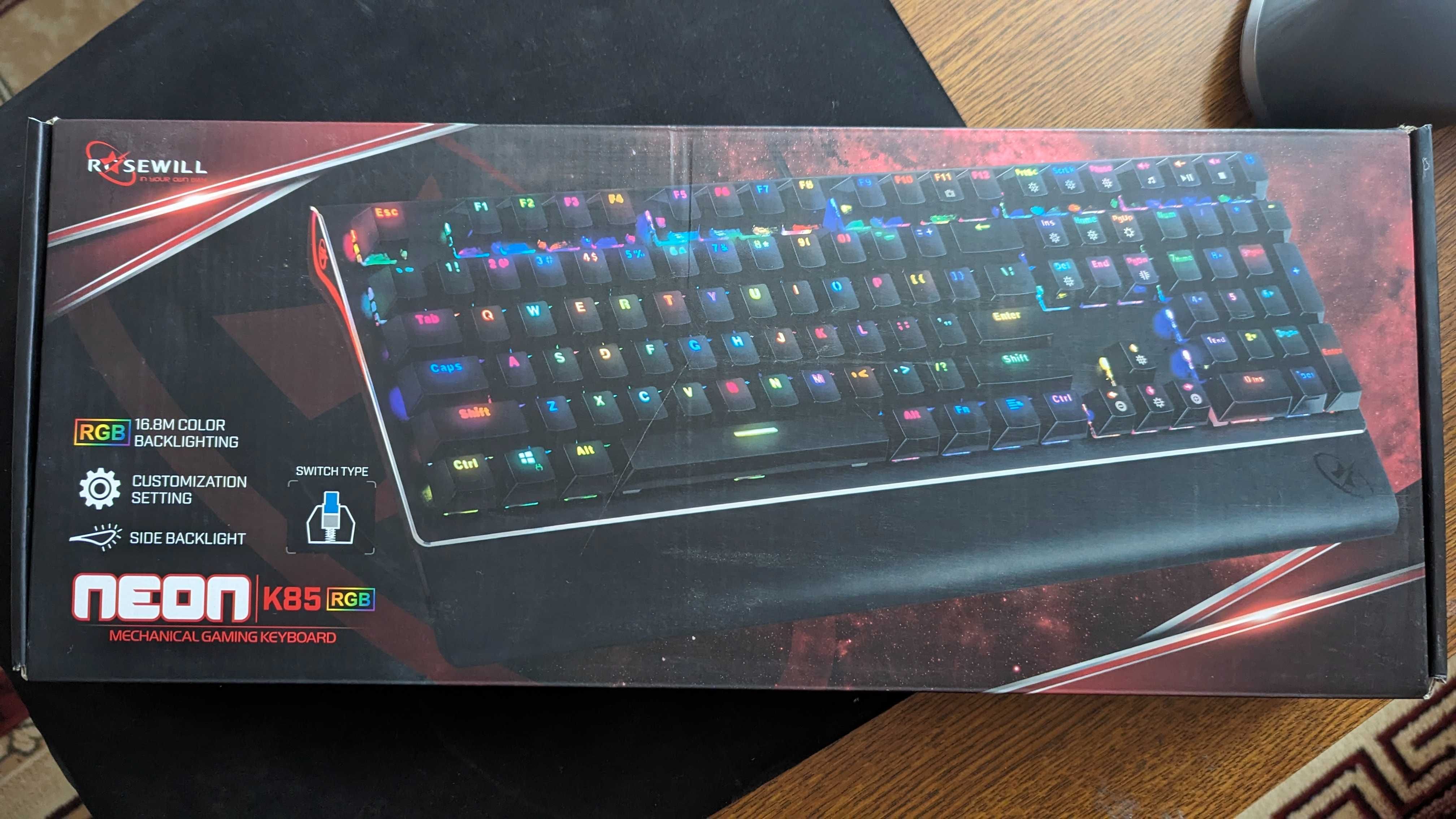 Механічна ігрова клавіатура rosewill neon k85