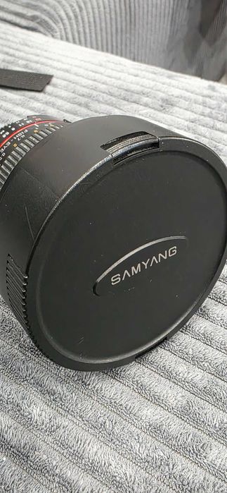 Obiektyw Samyang 8mm Fish Eye f/3.5 UMC CSII mocow. Nikon Stan idealny