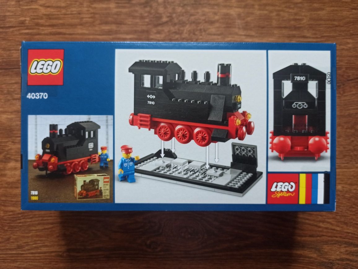 NOWY zestaw LEGO 40370 - 40 lat pociągów LEGO
