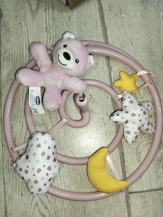 Музичний мобіль на ліжечко Chicco Next2Dreams рожевий