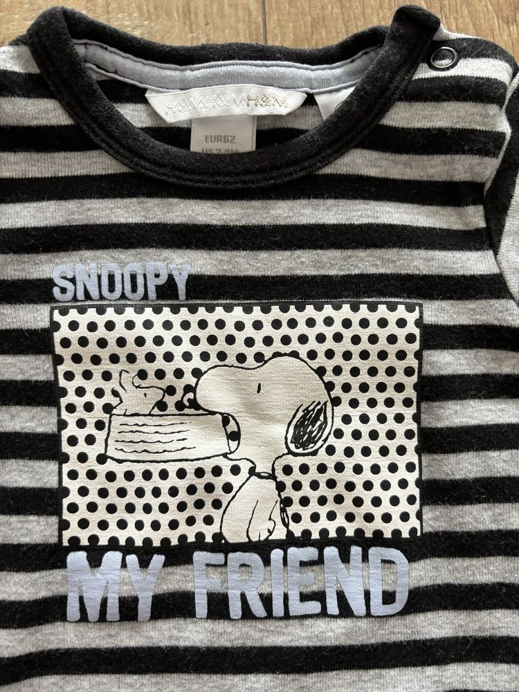 Body dla niemowlaka Snoopy rozm. 62 H&M