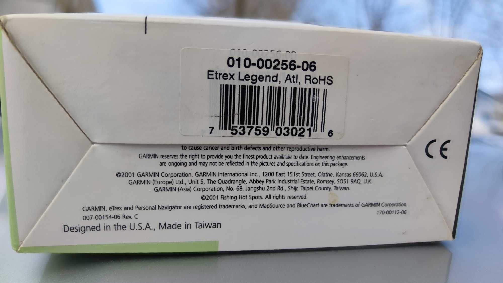 GPS навігатор Garmin Etrex Legend