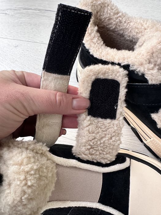 Жіночі зимові кеди з натуральним хутром 41 р Allsy