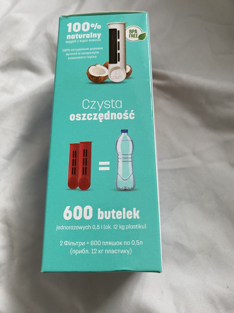 2 filtry do butelek filtrujących + zakrętka