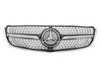 решетка mercedes V-Class W447 14-19г.Diamond Black без камеры