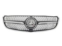 Решетка mercedes V-Class W447 14-19год.Diamond Black без камеры