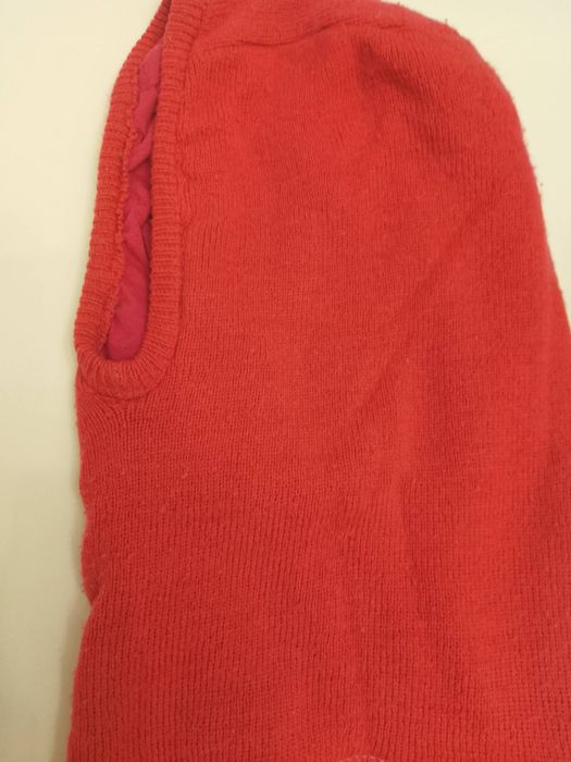 Różowy komin narciarski 6-8 lat