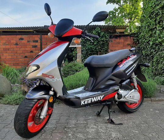 Zadbany skuter Keeway RY8 50 2t 2009r 2wł 18763km po remoncie