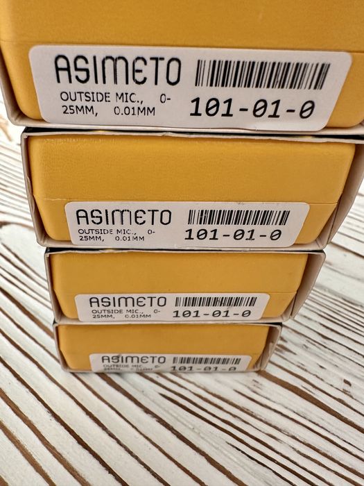 Микрометр гладкий 0-25мм 0,01мм Asimeto, Германия
