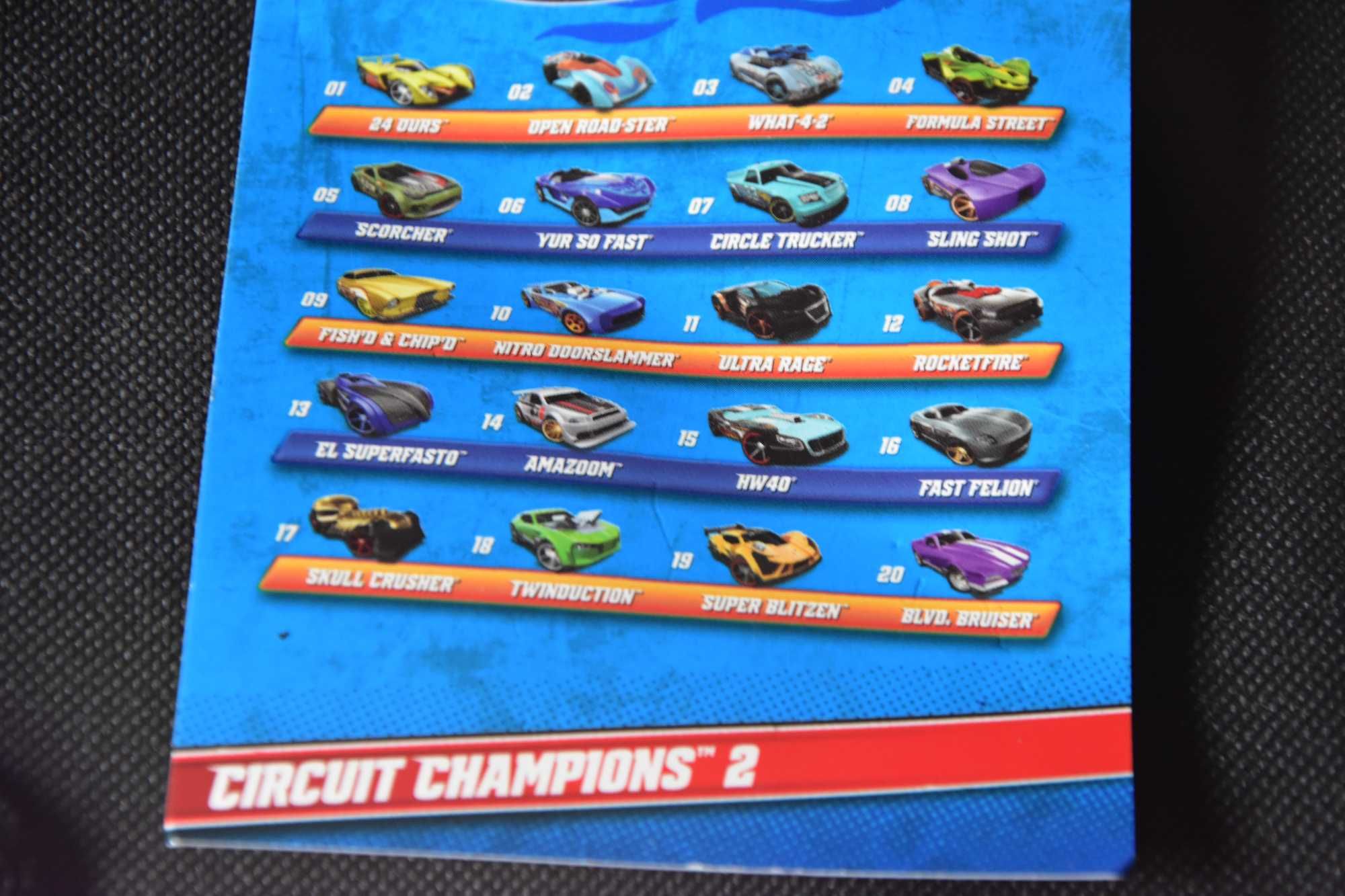 Hot Wheels CIRCUT CHAMPIONS 2 Mystery Models  resoraki  2012