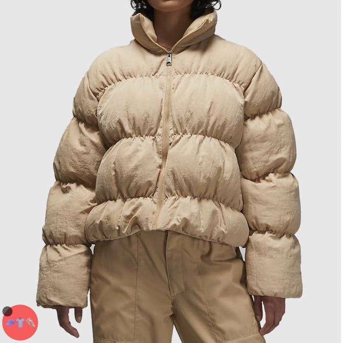 ОРИГІНАЛ куртка Jordan nike найк пуховик жіноча бежевий S С М джордан
