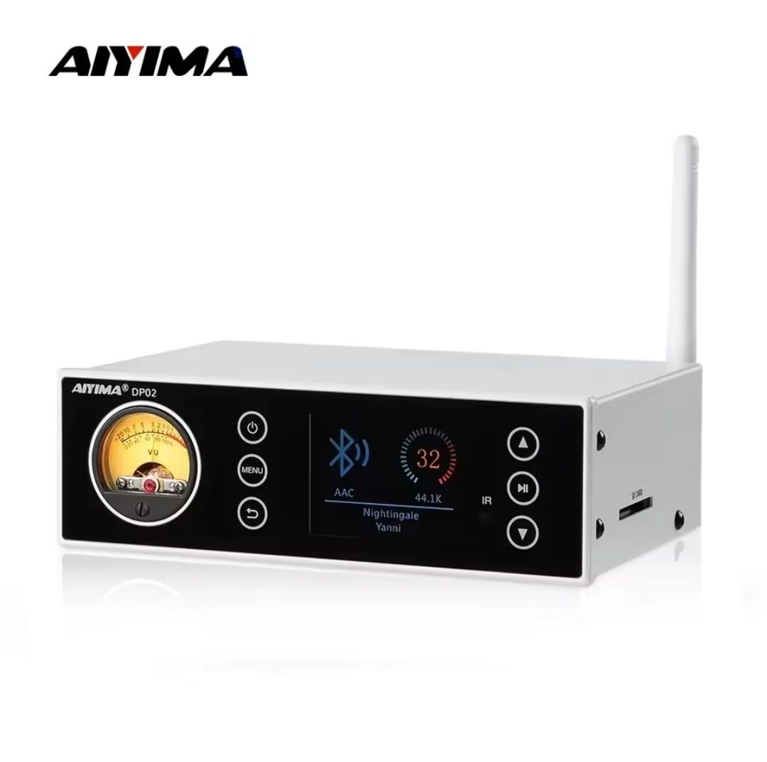 Aiyima DP02 HiFi Bluetooth 5.1 Цифровой Плеер Предусилитель / VU-метр