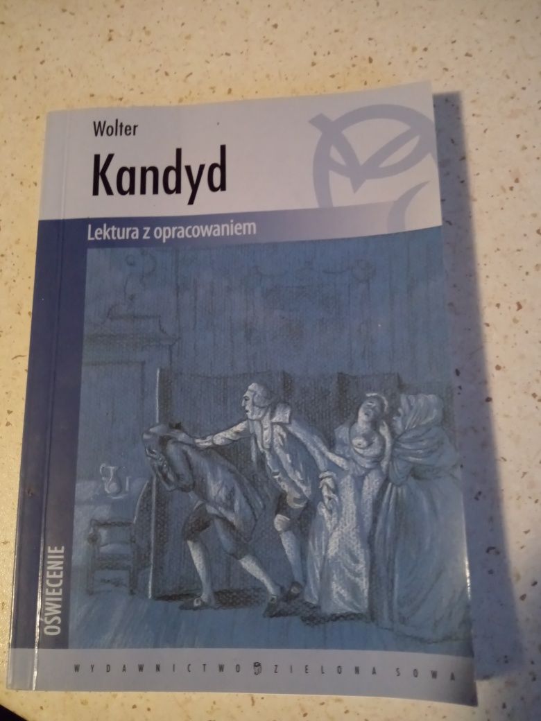 Książka kandyd lektury z opracowaniem oświecenie Wolter