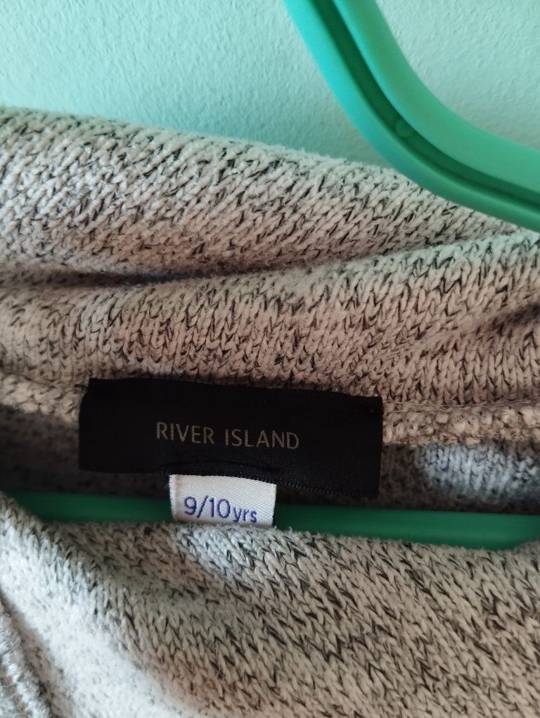 Sweter river island dla chłopca szary 140/152