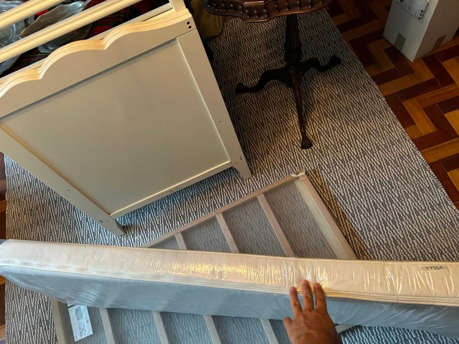 Berço IKEA modelo SMÅGÖRA (semi-novo) + colchão VYSSA