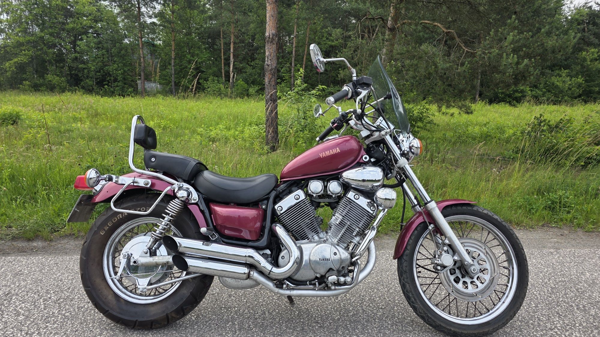 Yamaha virago virage 535 zarejestrowany w Polsce transport zamiana mz