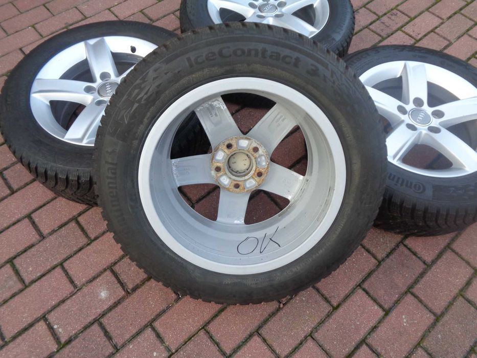 Alufelgi 16 Audi A4 B8 A6 C6 A6 C7 VW Passat z oponami zima 7mm 2019r