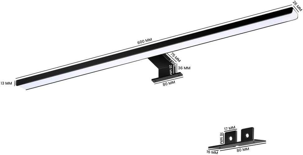 Nowa lampa / lampka łazienkowa lustrzana / 60cm !1602!