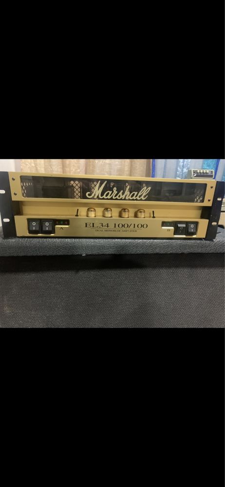 Amplificador Marshall EL 34, 200 Whatts a Válvulas