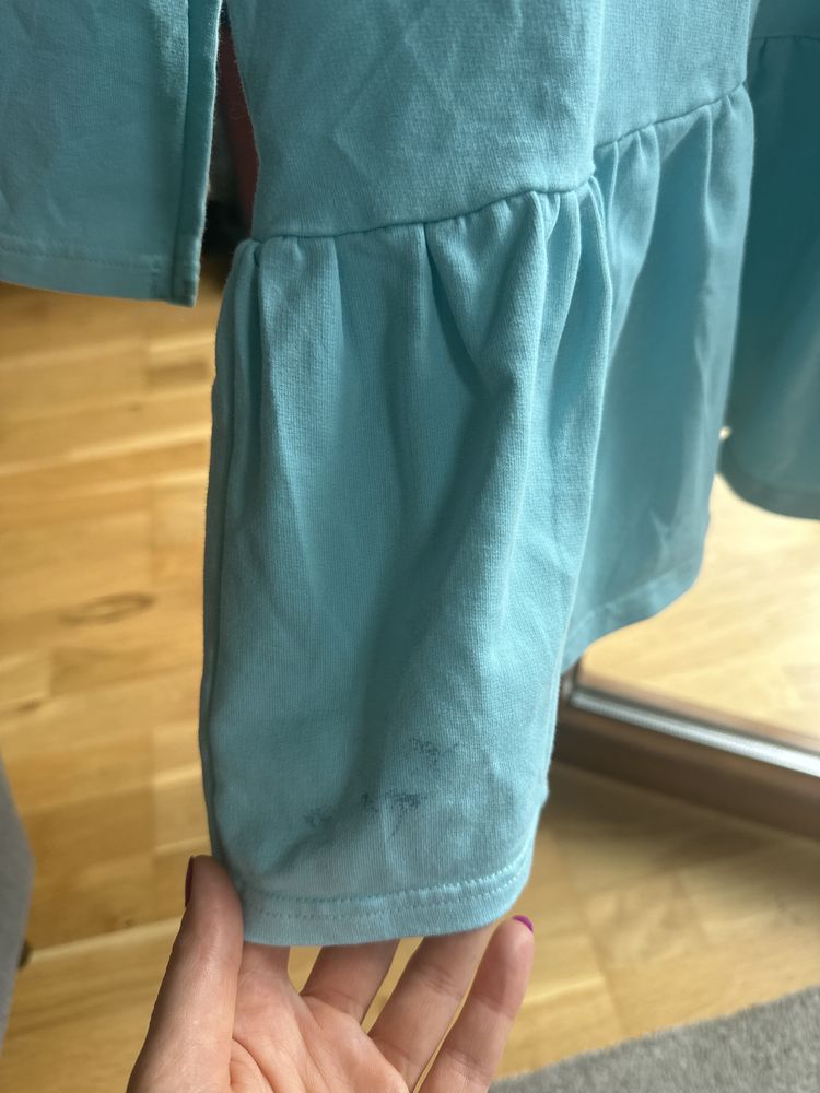 Sukieneczka sukienka Papillon 110cm+kaszkiet gratis
