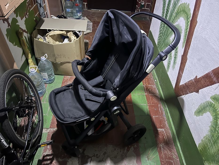 Коляска детская 3в1, люлька, автокресло, прогулка