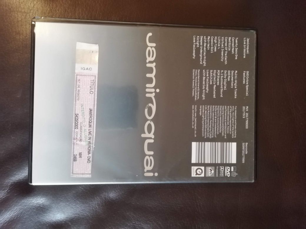 DVD Jamiroquai ao vivo em Verona original