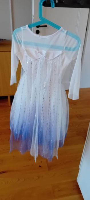 Przebranie kostium karnawał ELSA 110 dziewczynka