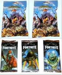 Dwa zestawy Fortnite sezon 8 + 2 figurki+3 opakowania kart