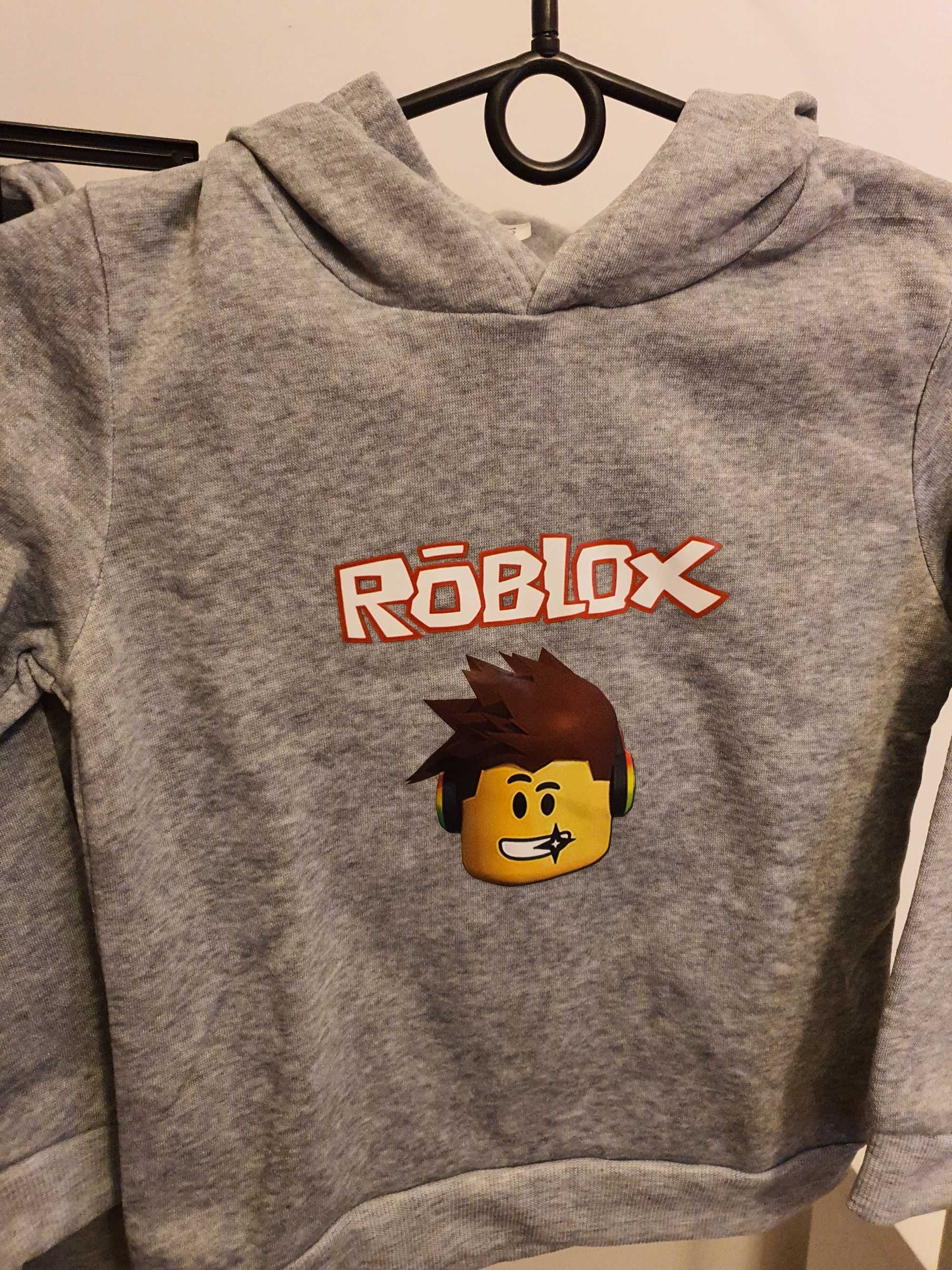 Dres dla dziecka Roblox Komplet Bluza Kangurka Spodnie Kieszenie 130
