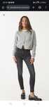 Skiny jeans czarne STRADIVARDIUS 38 M Nowe