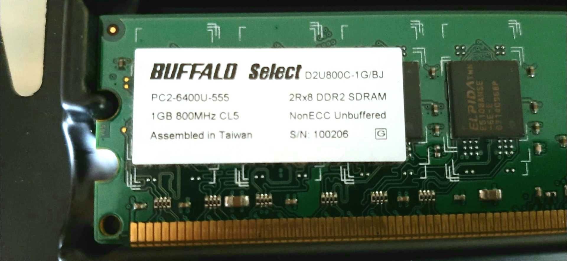 Memórias DDR2 1GB (2Unidades)