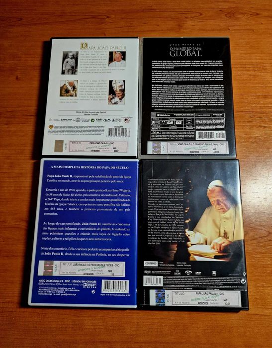 Coleção JOÃO PAULO II - Documentários/BIO/O Filme (Jon Voight) 5dvds