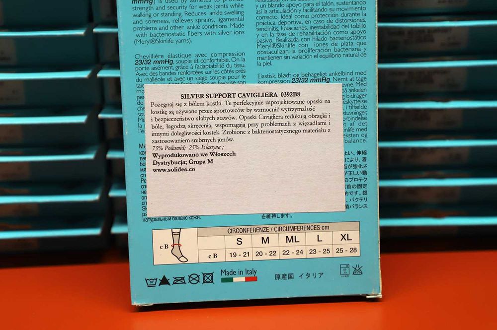 Opaska ochronna na kostkę - CAVIGLIERA - SOLIDEA - WYPRZEDAŻ!